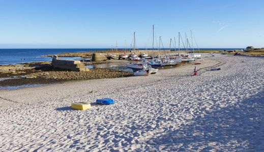 Illustration : Vieux port d'Hoedic, dit « Port la Croix »