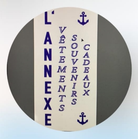 Illustration : Enseigne de la boutique L'Annexe à Hoedic